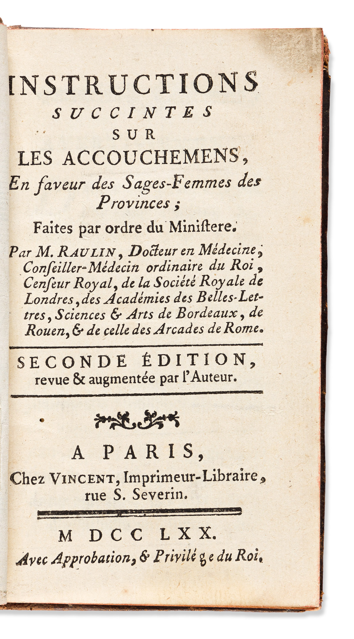 Bourgeois [aka] Boursier, Louise (1563-1636) Observations Diverses sur la Sterilité, Perte de Fruict, Foecondité, Accouchements, et Mal